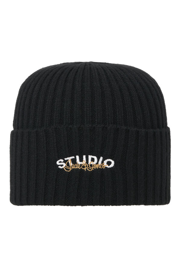 Jack & Jones Gorro estampado studio negro