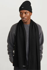 Jack & Jones Set gorro y bufanda negro