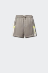 Springfield Kids Dečije bermude jogger sa prugama Siva
