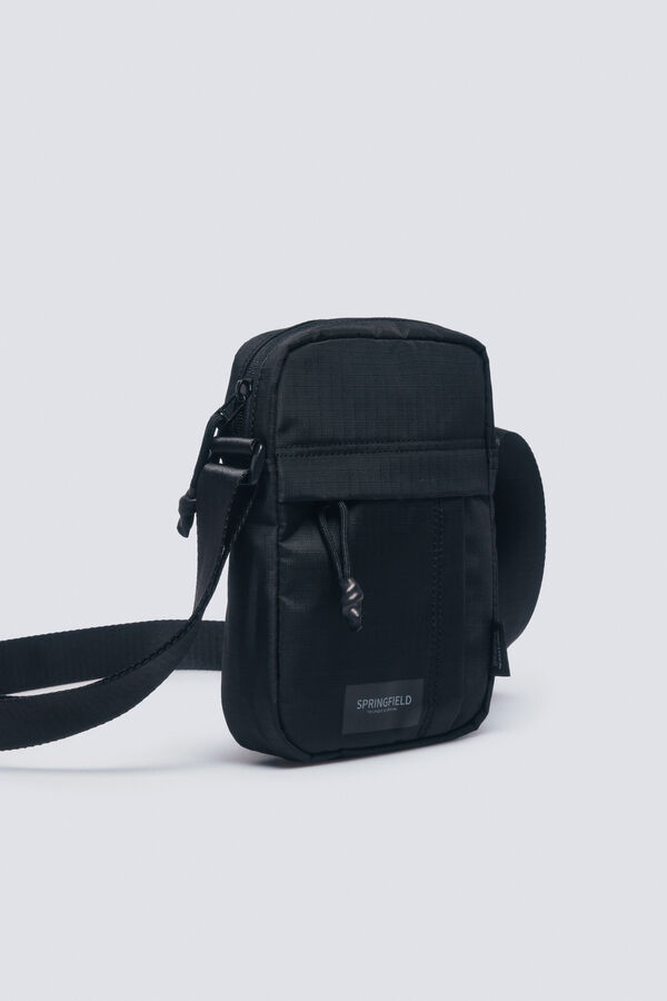 Springfield Crna torba srednje veličine na preklop Crna