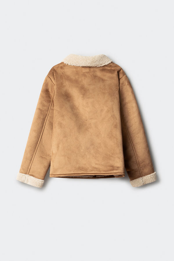 Springfield Kids Dvostrana devojčica jakna Braon