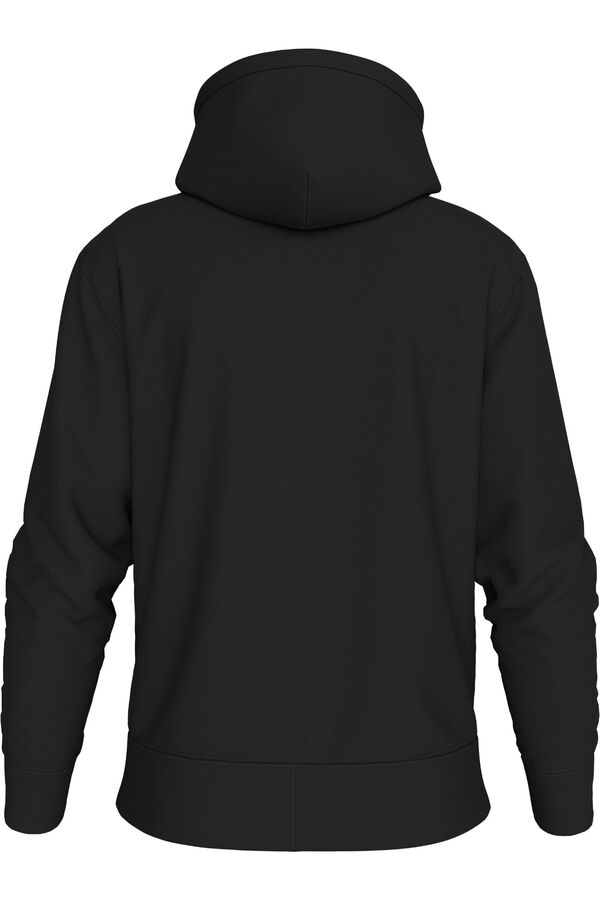 CK Jeans Sudadera con capucha y cremallera negro