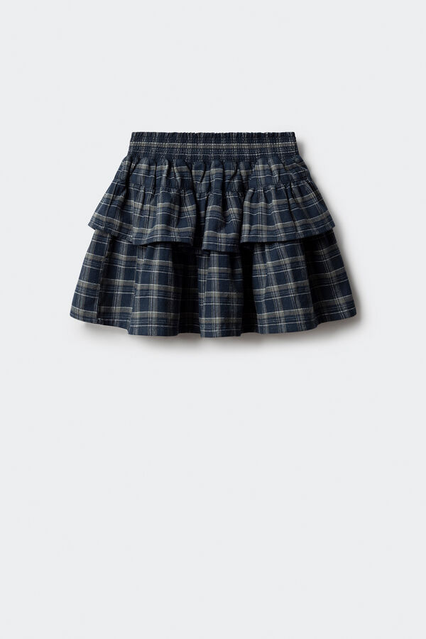 Springfield Kids Karirana suknja sa karnerima za devojčice Plava