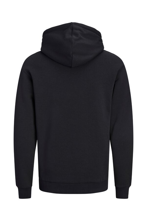Jack & Jones Sudadera relaxed con capucha negro