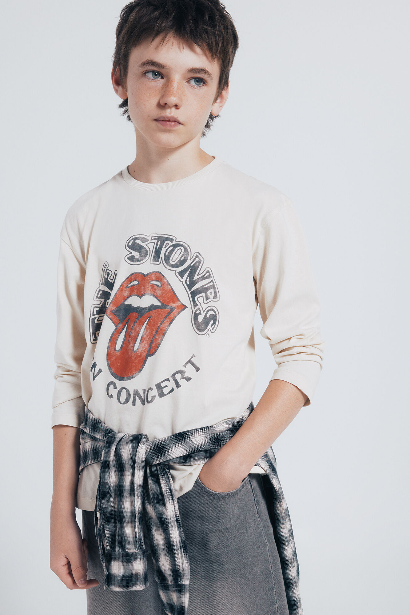 Springfield Kids Rolling Stones long sleeve T-shirt for children