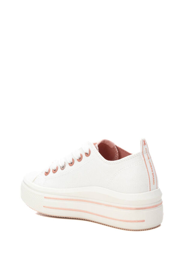 XTI zapatilla de ni&ntilde;a lona blanco