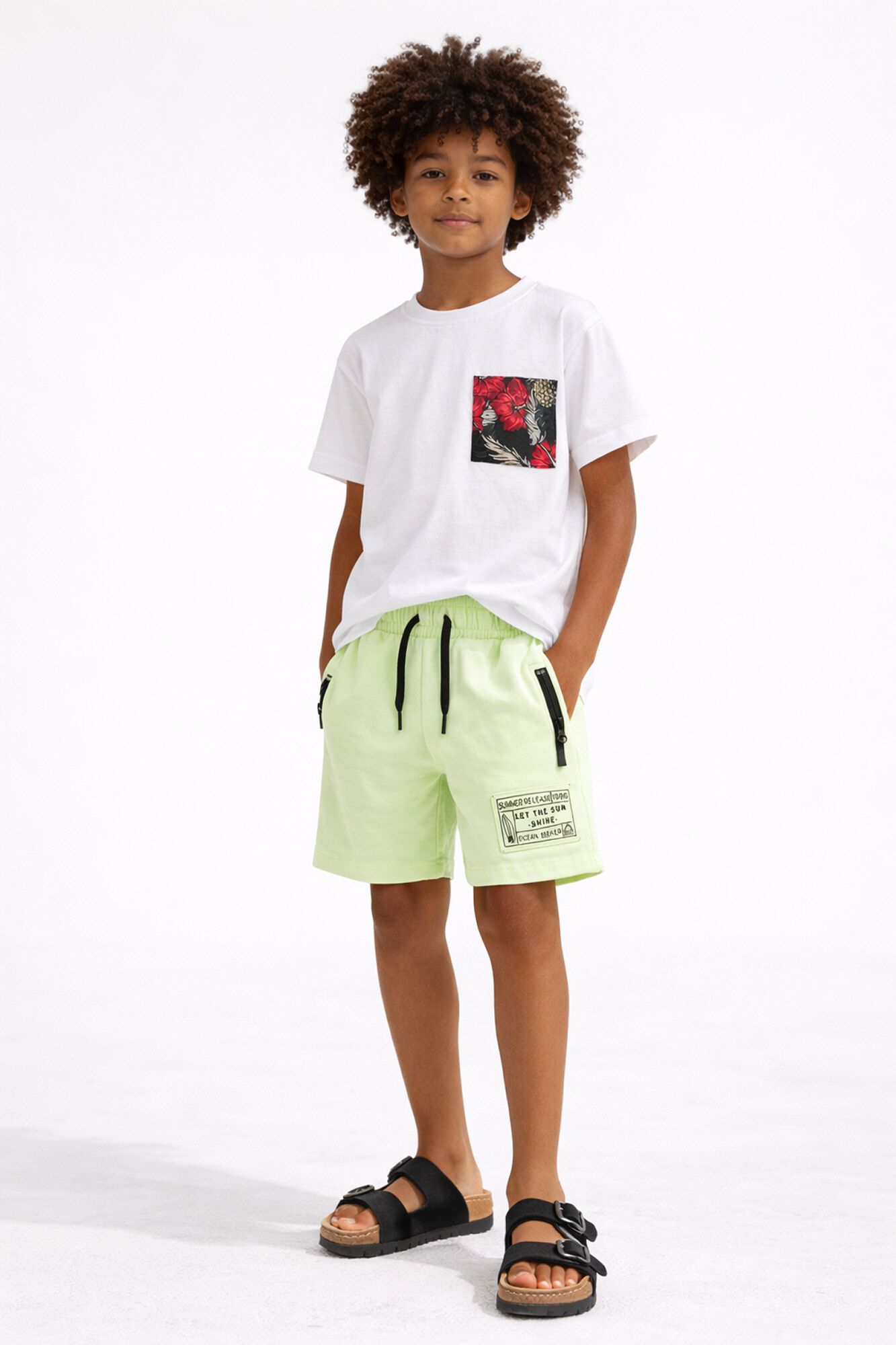 Name It Bermuda com fecho-&eacute;clair