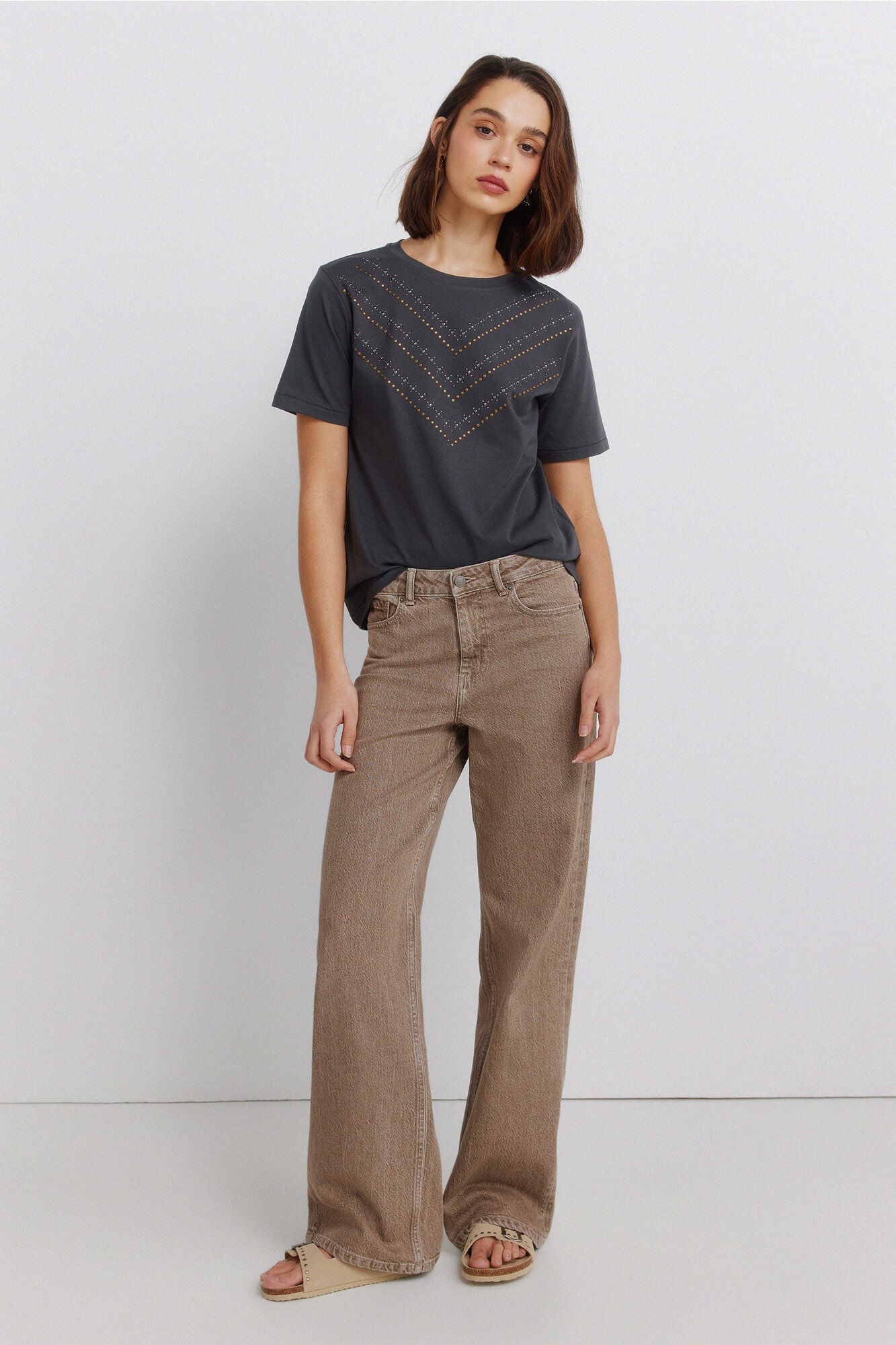 Springfield Majica kratkih rukava sa nitnama