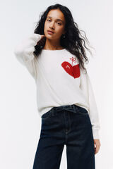 Springfield Džemper Srce A Bež