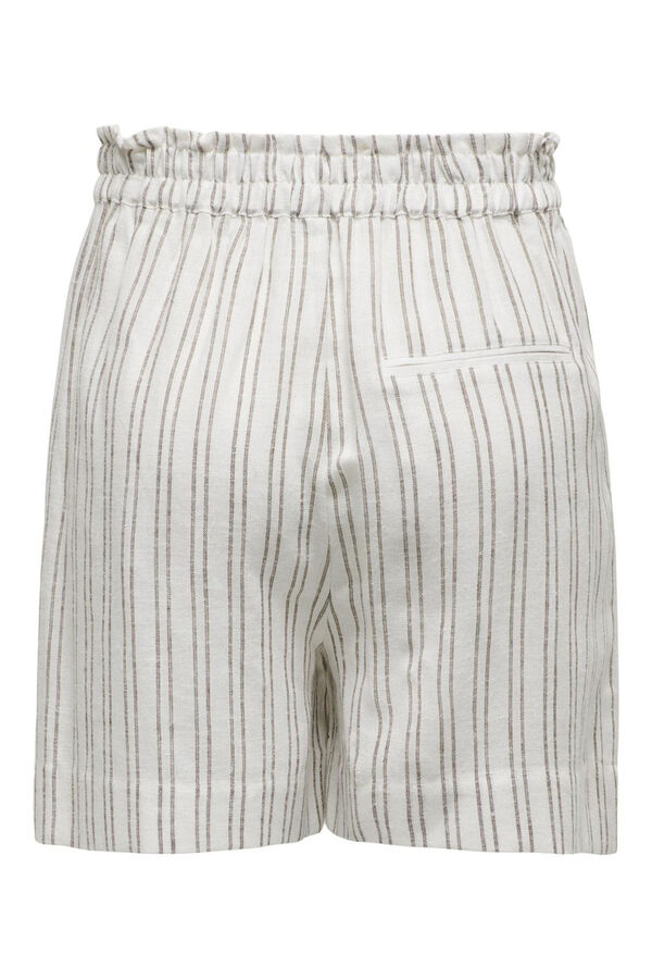 Springfield Striped linen shorts bela