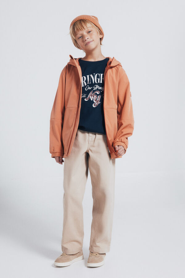 Springfield Kids Boys' softshell jacket Narandžasta