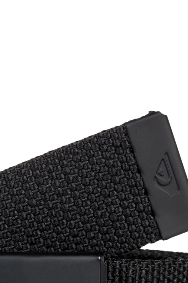 Quiksilver Principal Schwack - Cintur&oacute;n de algod&oacute;n para hombre kaki