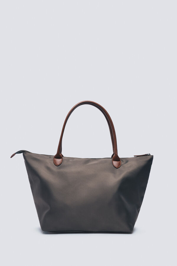 Springfield Bolso shopper nylon kaki