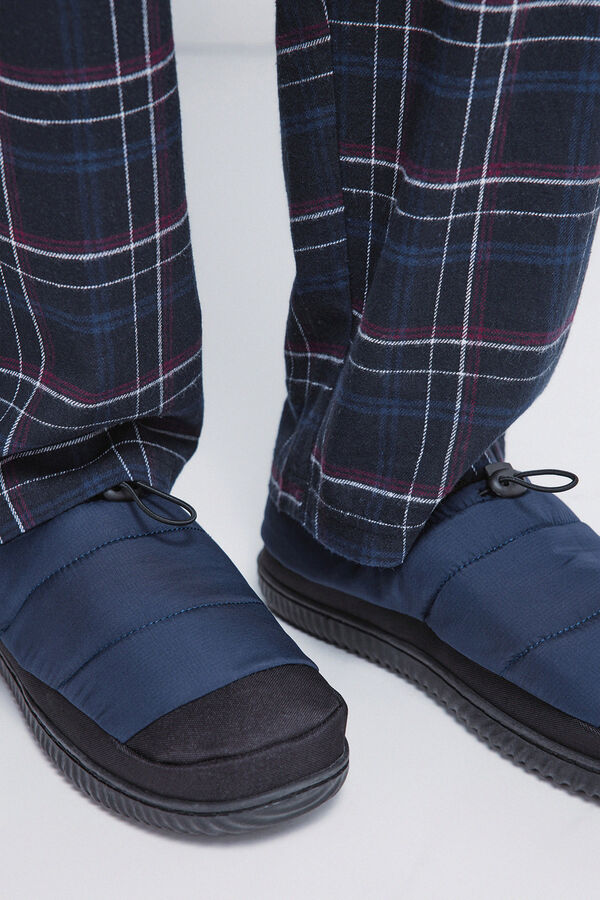 Springfield Sobna papuča od &scaron;tepana najlona Plava