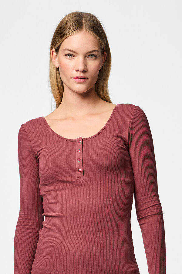 Pieces Top de canal&eacute; rojo