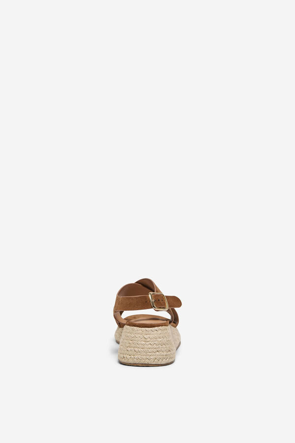 Only Platform espadrille bej &icirc;nchis