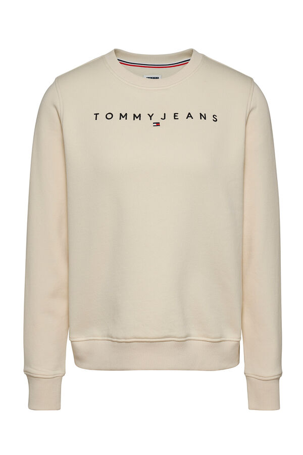 Tommy Jeans Sweatshirt Damen Tommy Jeans Beige