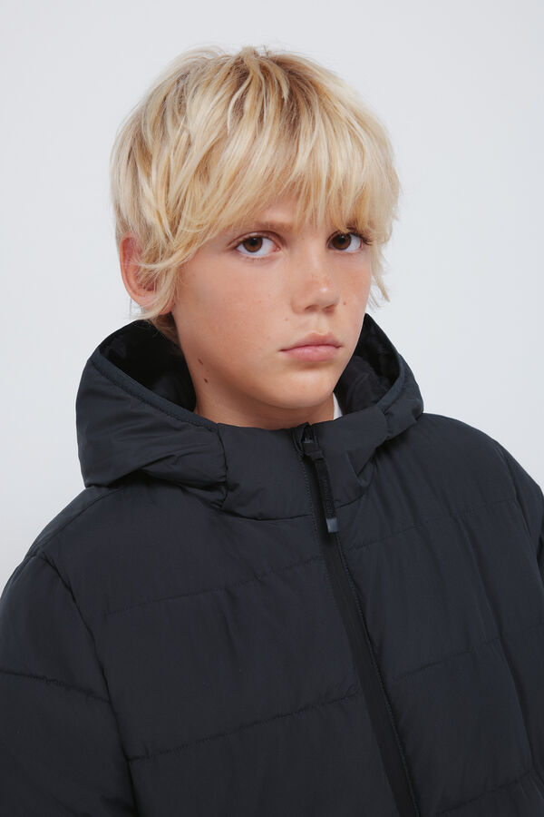 Springfield Kids Dečja štepana jakna Crna