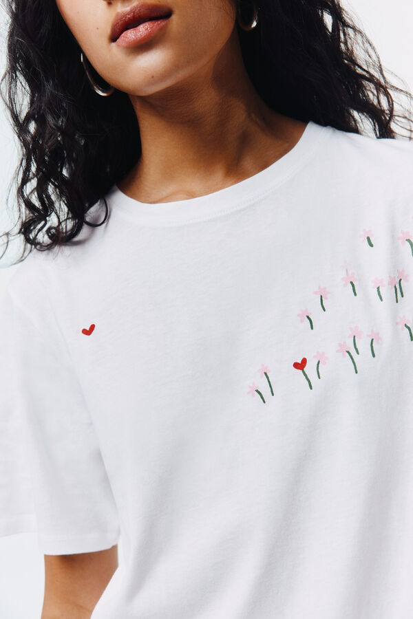 Springfield Majica kratkih rukava Bela