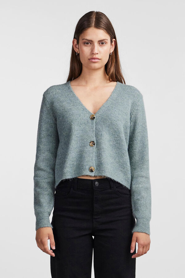 Casaco de malha cor block | Camisolas de mulher | WomenSecret