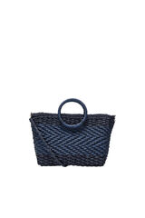 Springfield Straw shopper bag navy