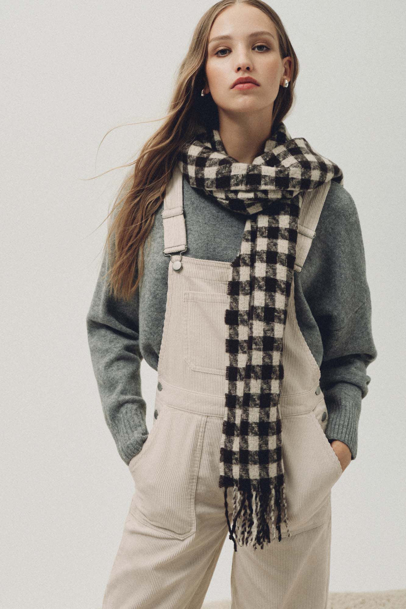 Springfield Bufanda cuadros pata de gallo