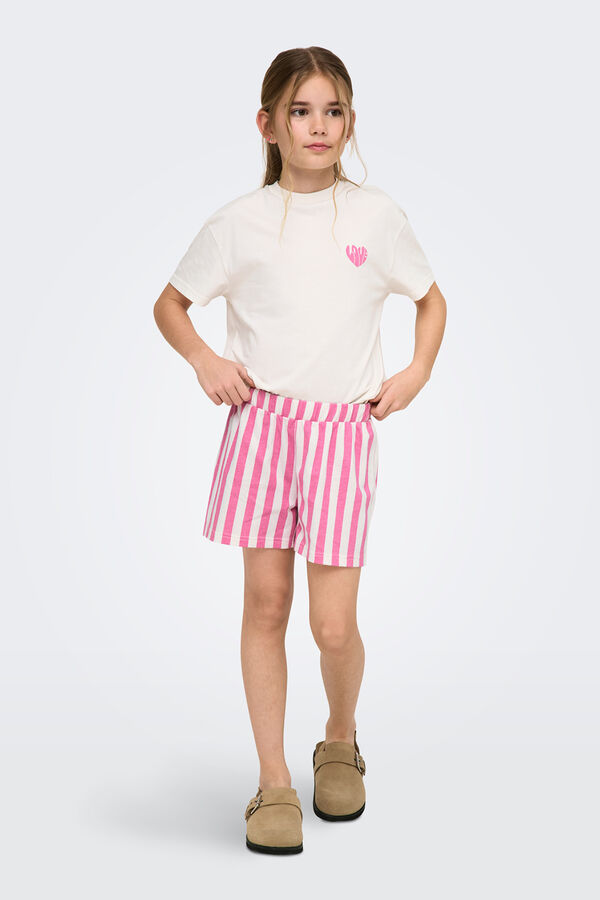 Only Girls Pijama con estampado delantero rosa