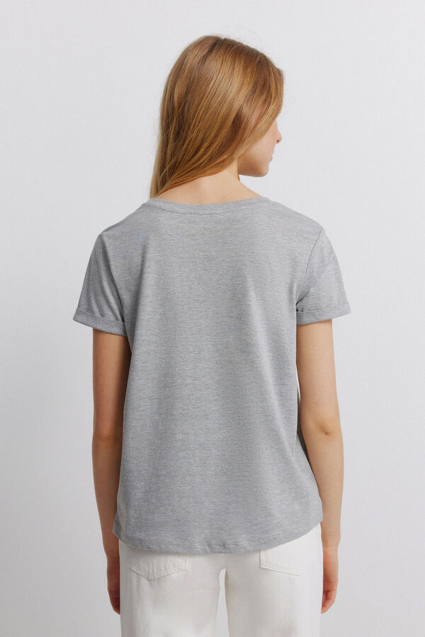 Springfield Majica sa printom voća Siva