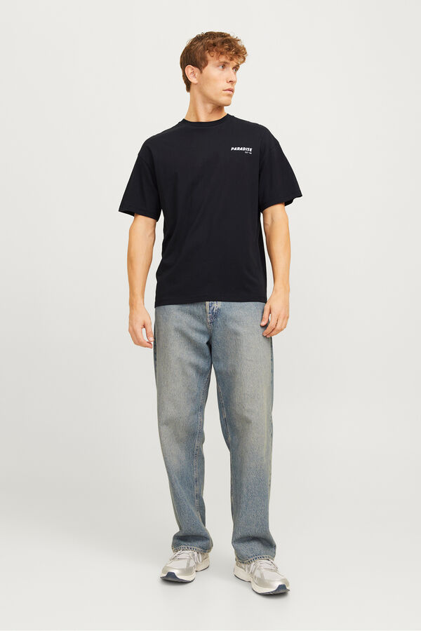 Jack & Jones T-shirt with back print black