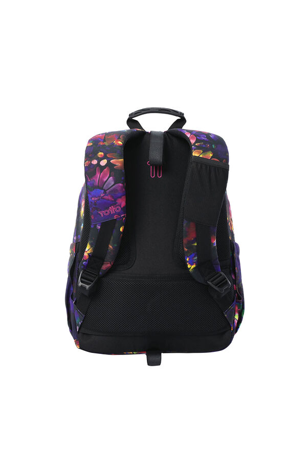 Totto Mochila Acuareles negro