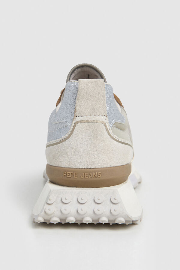 Pepe Jeans Zapatillas Con Detalles En Ante beige