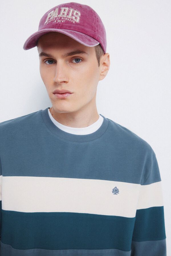 Springfield Pike dugi rukav sa izrezom od majica Plava