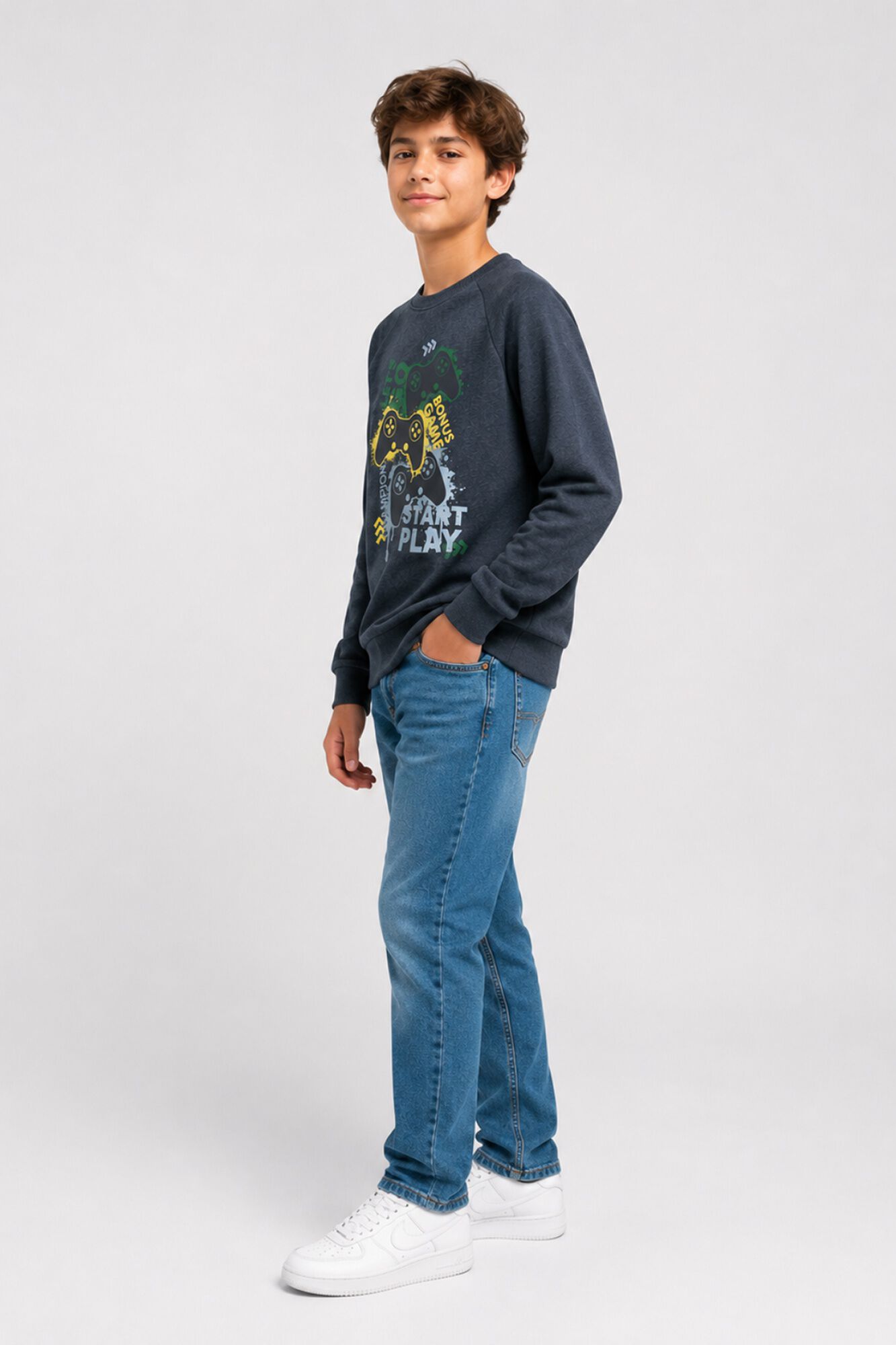 Name It Sudadera de cuello redondo