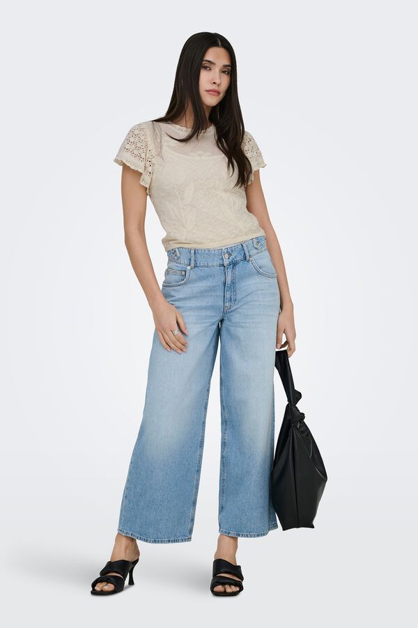 Only Top punto estructura beige