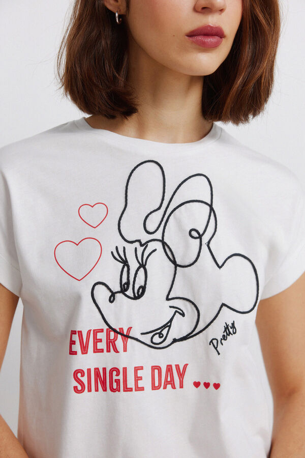 Springfield Majica sa kratkim rukavima DISNEY Bež