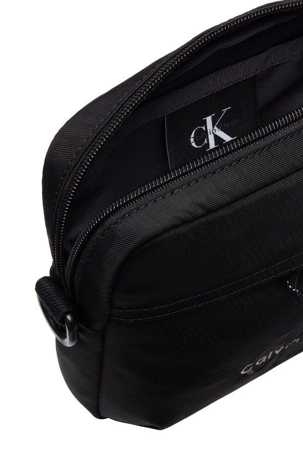 CK Jeans Bandolera de nylon negro
