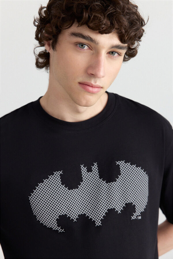 Springfield Majica Batman Signal Crna