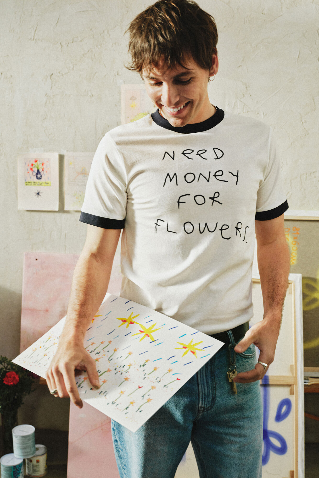 Springfield Camiseta need money for flowers