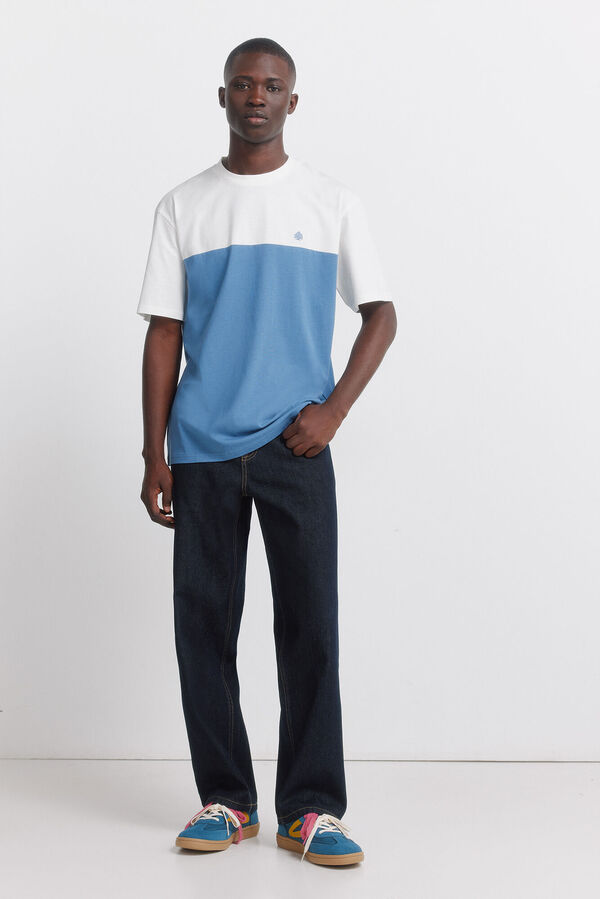 Springfield Color block majica Bež