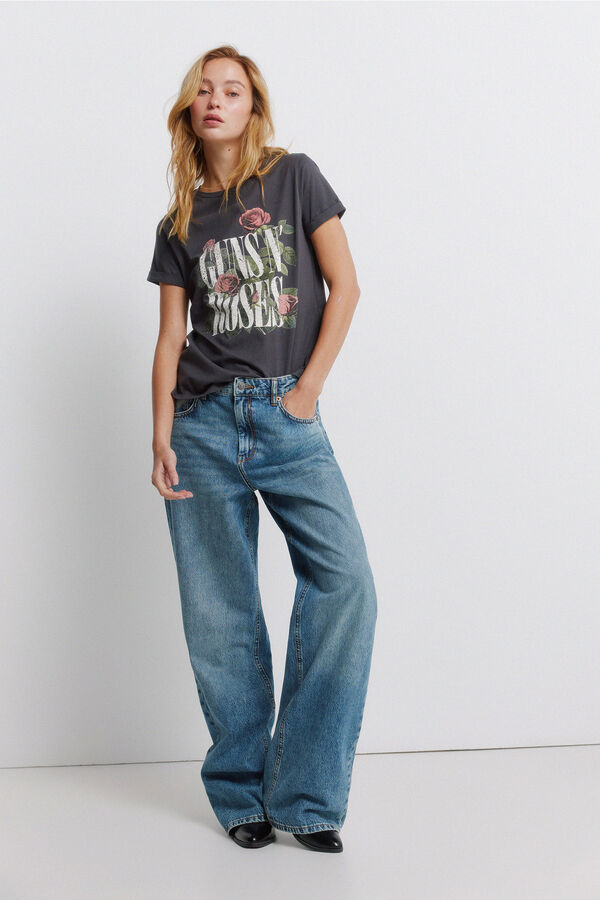 Springfield Majica kratkih rukava Siva