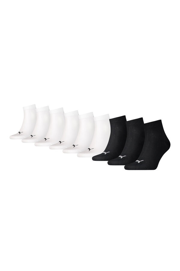 Puma Pack de calcetines tobilleros blanco
