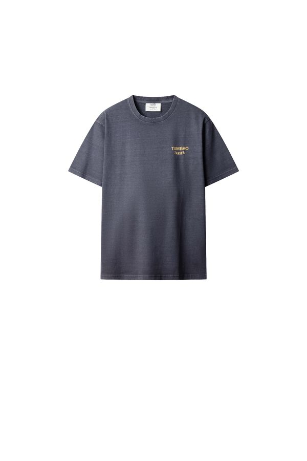 Springfield Camiseta el Tumbao luces gris