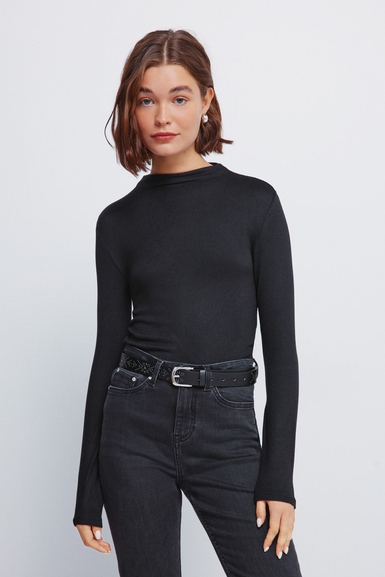 Springfield Camiseta cuello perkins tacto suave