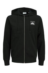 Jack & Jones Sudadera con cremallera negro