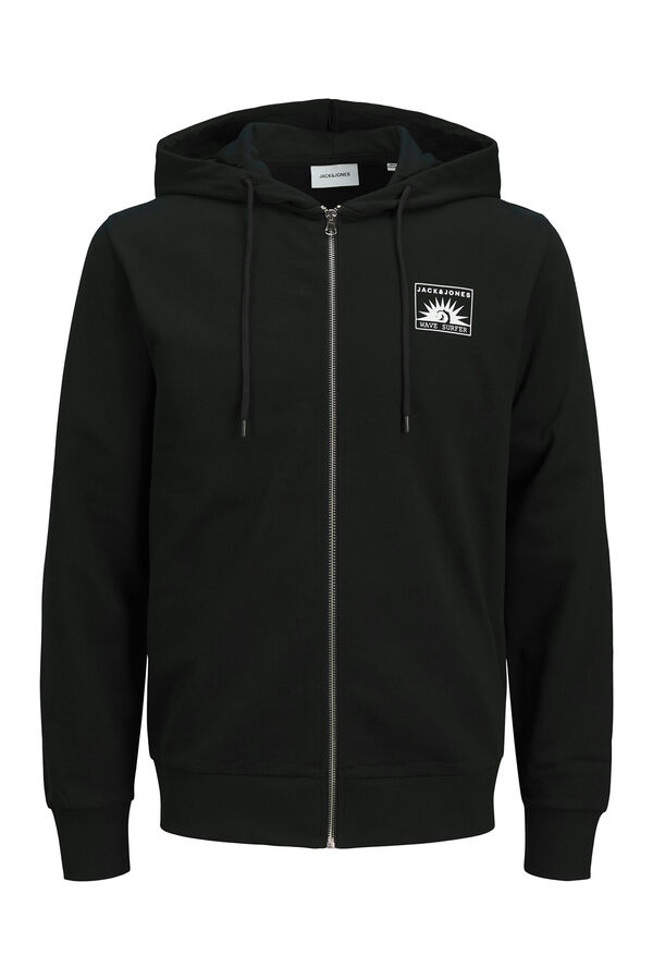Jack & Jones Sudadera con cremallera negro