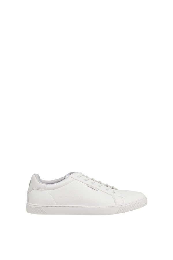 Springfield Plain contrast sole trainers white