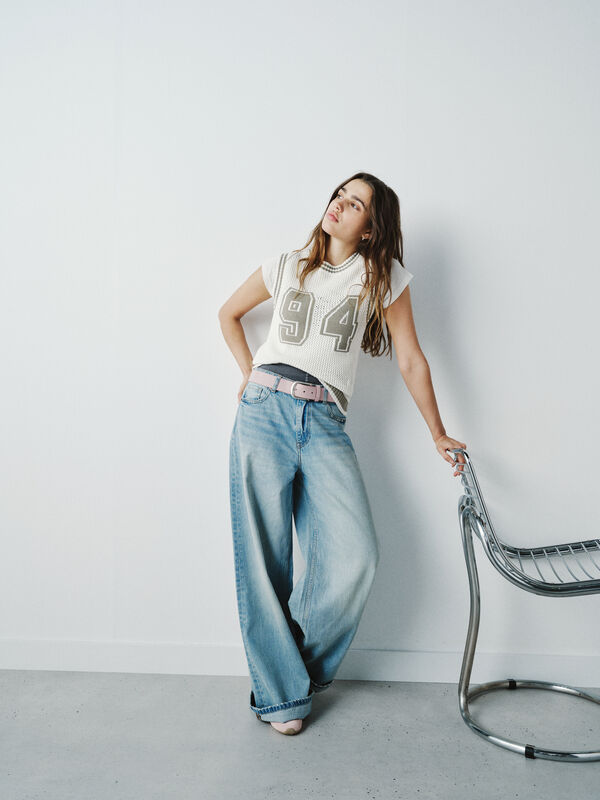 High Spirits Lily Pullover Beige