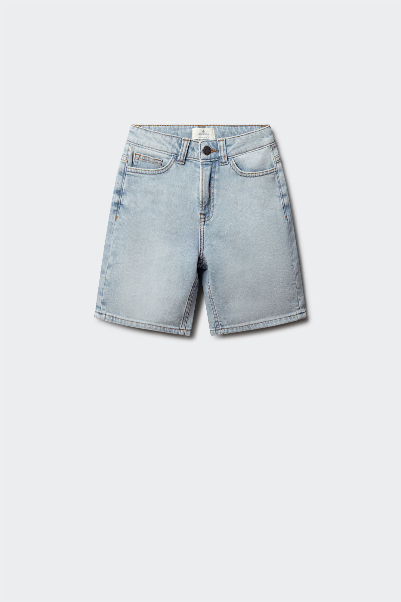 Springfield Kids Bermuda straight denim para crian&ccedil;a
