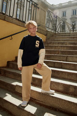 Springfield Kids Sudadera doble capa ni&ntilde;o azul