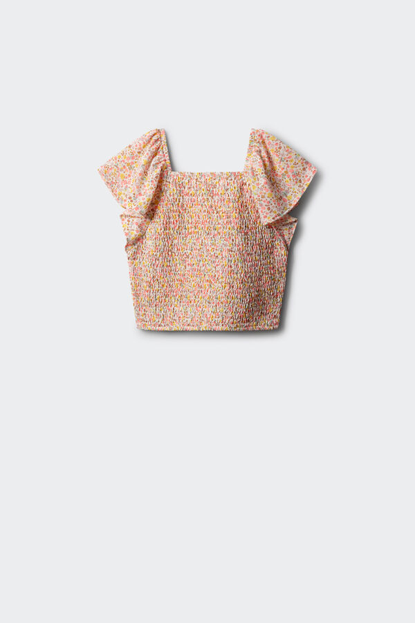 Springfield Kids Top sa cvetnim dezenom za devojčice Bež